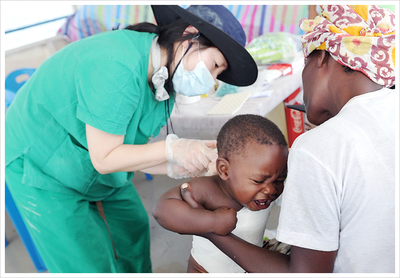 아프리카 탄자니아에서 의료봉사