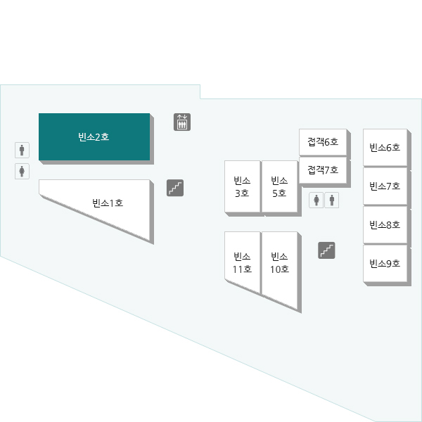 별관 지하 1층으로 내려오시면 엘리베이터 오른쪽에 있습니다.
