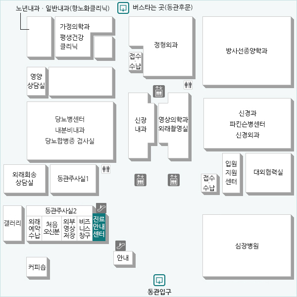 최적의 진료를 위한 맞춤형 진료상담, 다양한 병원 행정 절차 안내, 병원-고객 간 매칭 서비스를 제공합니다.
운영시간 : 평일 오전 9시~오후 4시 30분