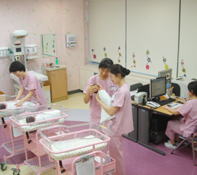 서울아산병원 신생아과 신생아실 침실 모습
