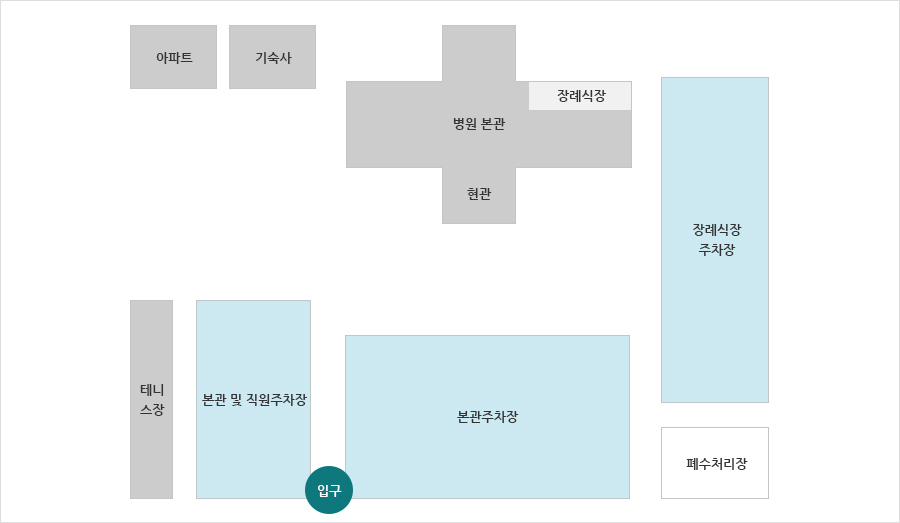 영덕아산요양병원 주차안내 