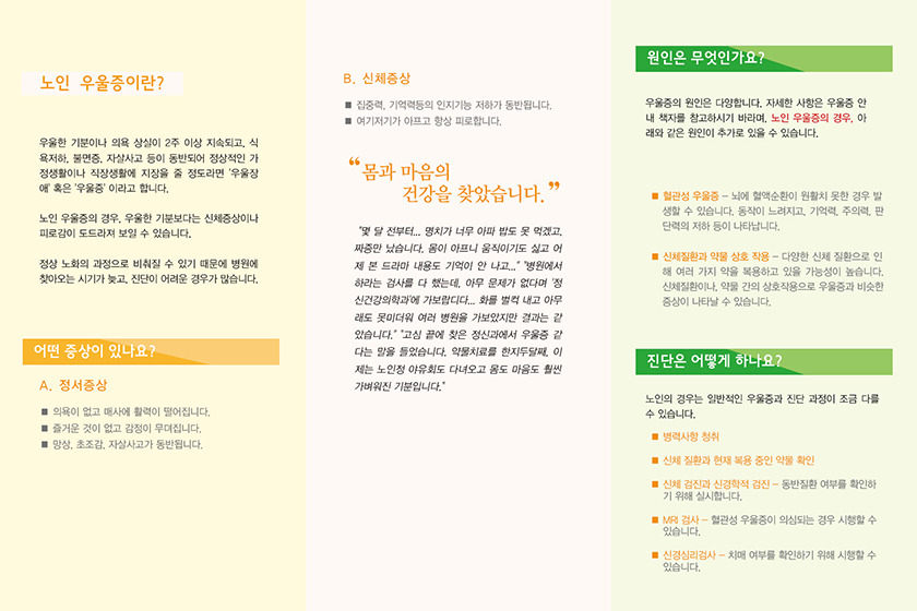 노인성 우울증 